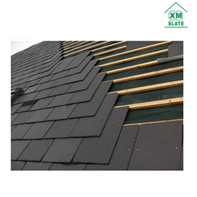 Black Slate roof tile, natural slate roofing tile, Flat Roof stone tile