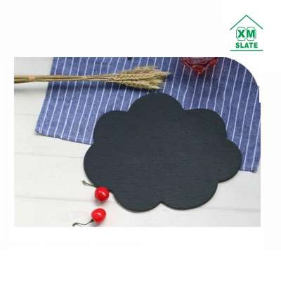 Best supplier black slate stone any shape dinner plates