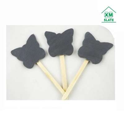 Wholesale black slate decorative garden plant labels