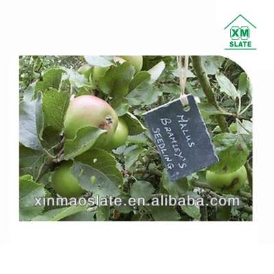 [factory direct] 5X4 Cut Edge Set Of 4 Hanging Rectangle Shape Slate Plant Label Item ZWBQ-0504RG1A