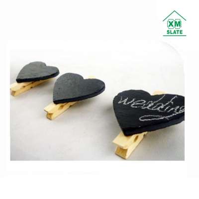 High quality heart shaped craft clip message clips sign board in the coffee cup