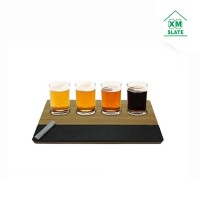 Serving tray Slate serving tray Serving tray with bamboo base