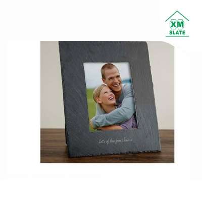 'factory direct' 10"x8" 6X4 inch love black Slate stone picture photo frame